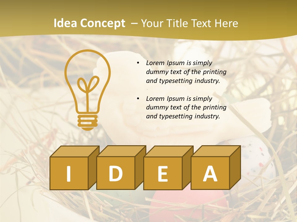 Chocolate Decoration Junk PowerPoint Template