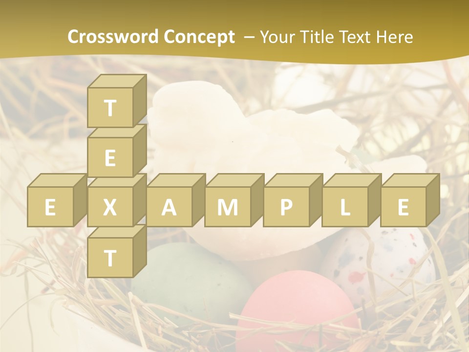 Chocolate Decoration Junk PowerPoint Template