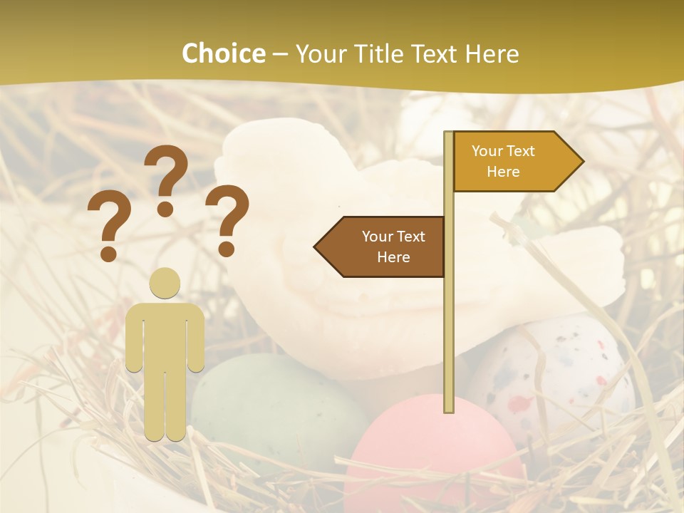 Chocolate Decoration Junk PowerPoint Template