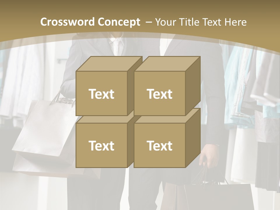 Man And Women In Suits PowerPoint Template