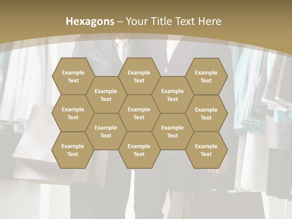 Man And Women In Suits PowerPoint Template