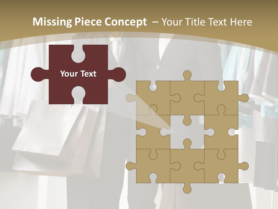 Man And Women In Suits PowerPoint Template