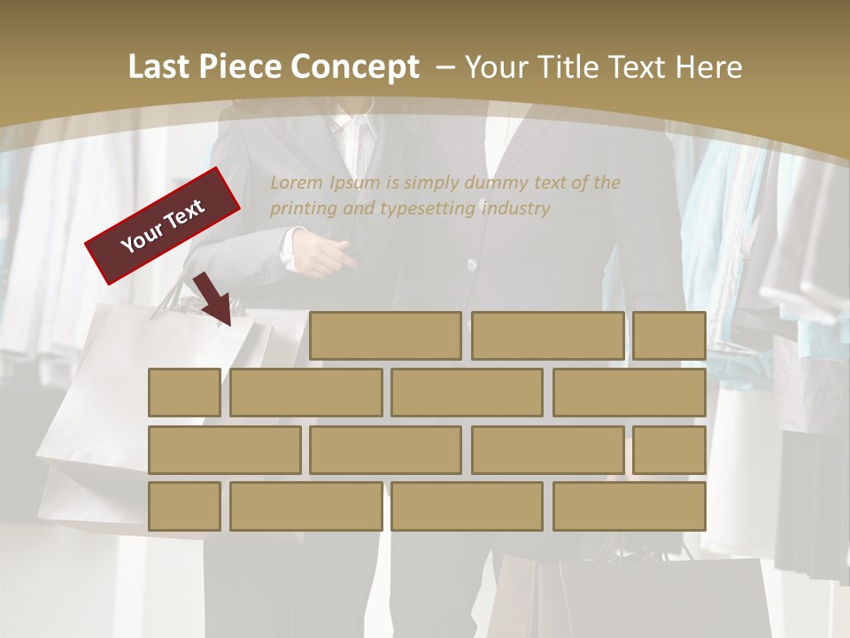 Man And Women In Suits PowerPoint Template