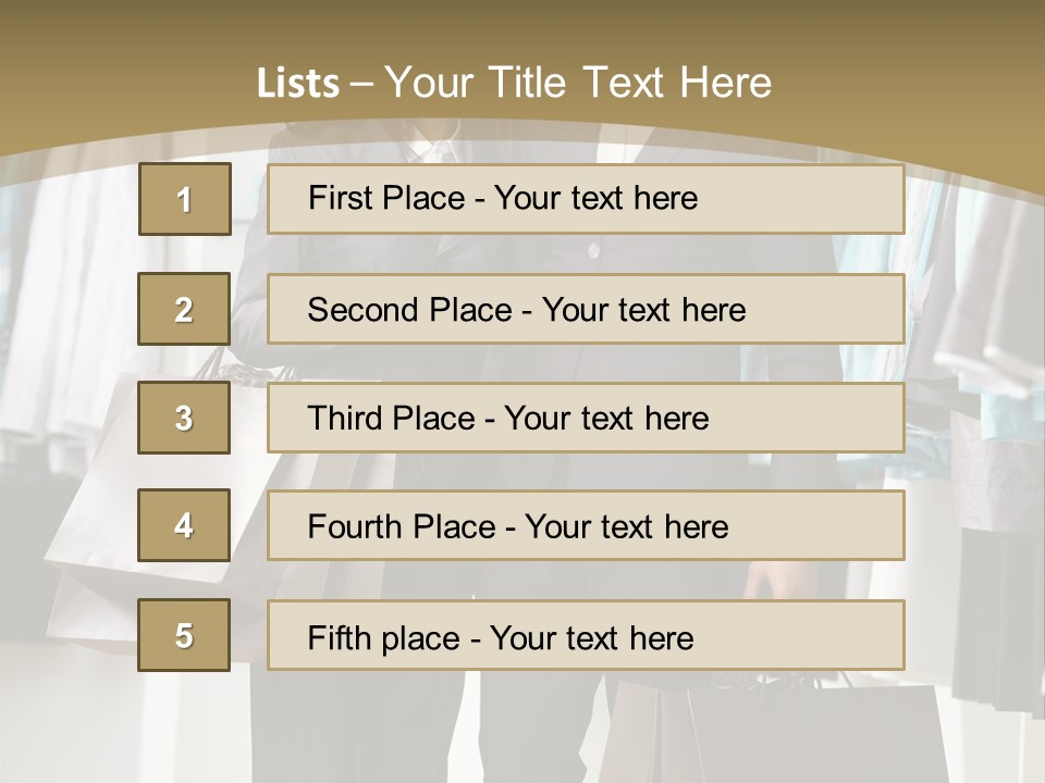 Man And Women In Suits PowerPoint Template
