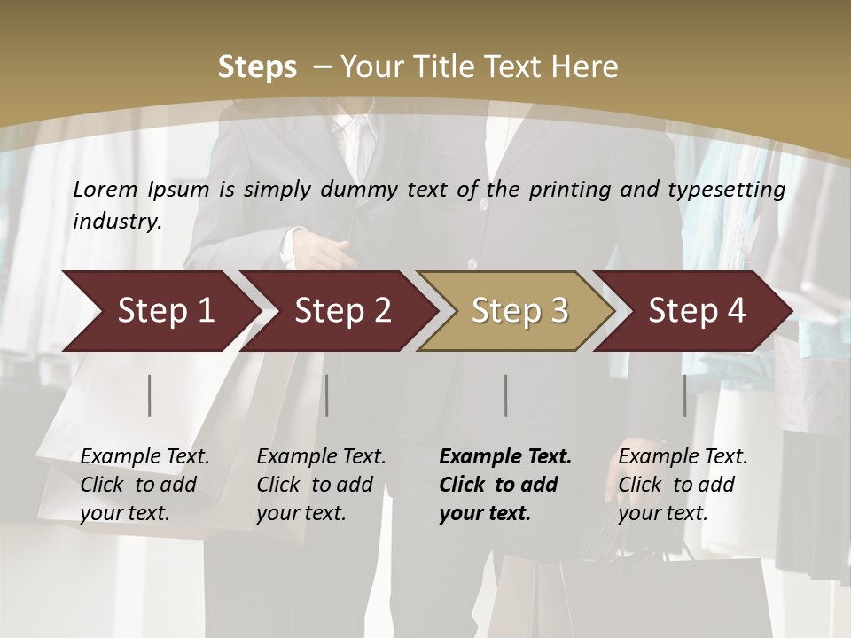 Man And Women In Suits PowerPoint Template