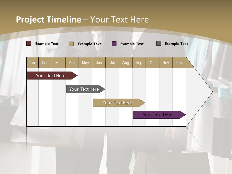 Man And Women In Suits PowerPoint Template