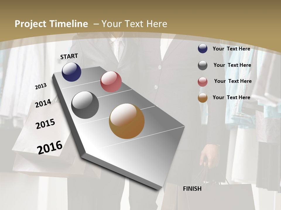 Man And Women In Suits PowerPoint Template