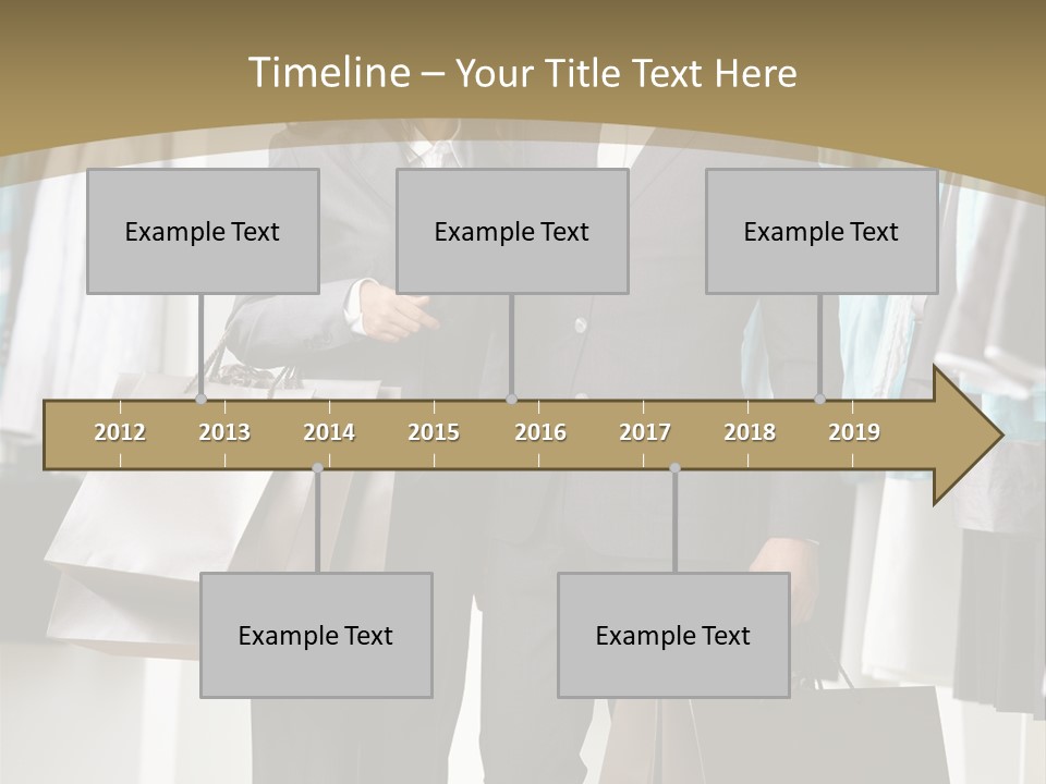 Man And Women In Suits PowerPoint Template
