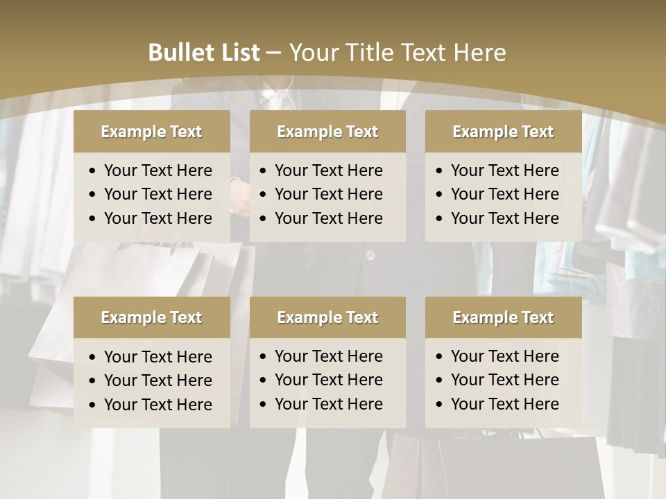 Man And Women In Suits PowerPoint Template