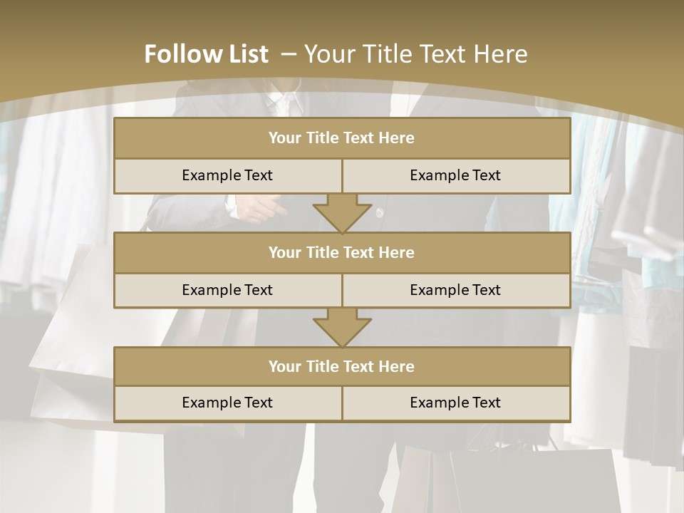 Man And Women In Suits PowerPoint Template