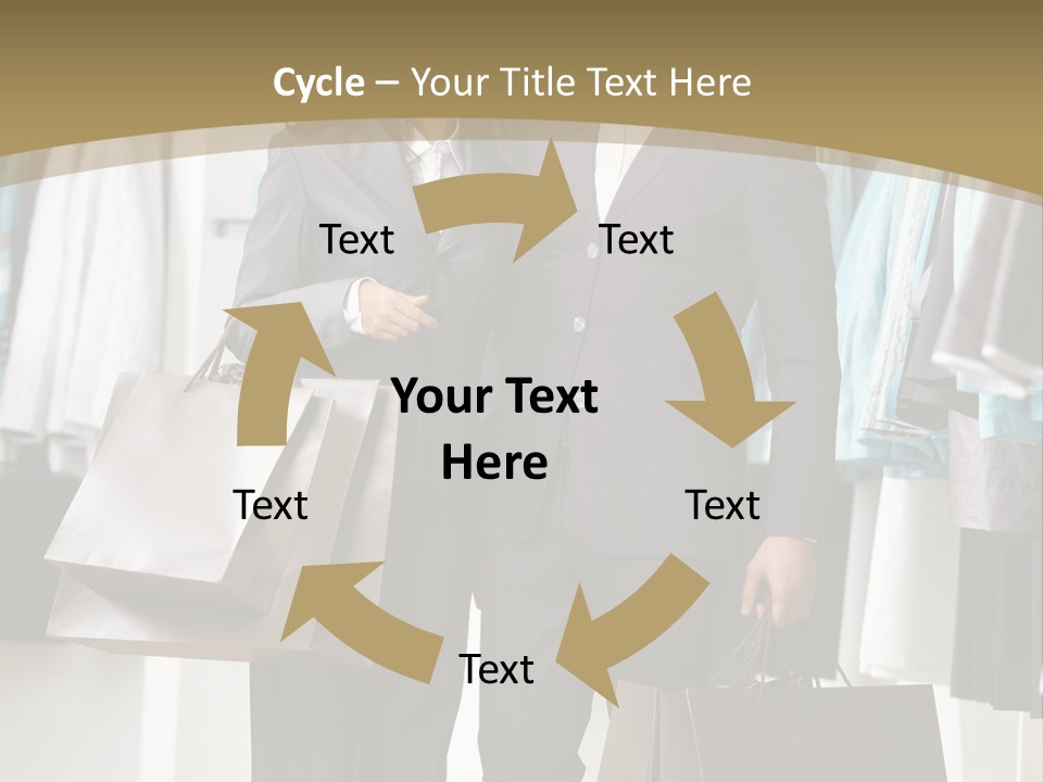 Man And Women In Suits PowerPoint Template