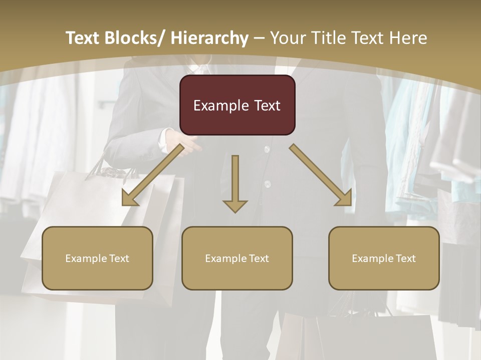 Man And Women In Suits PowerPoint Template