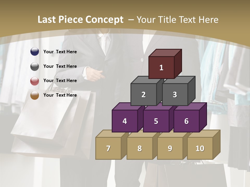 Man And Women In Suits PowerPoint Template