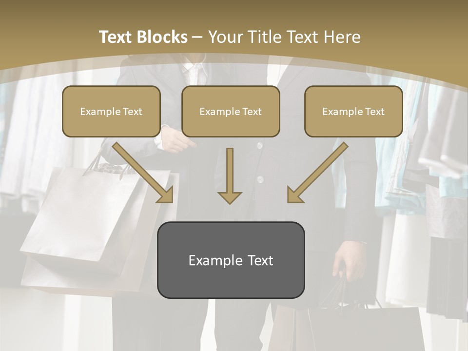 Man And Women In Suits PowerPoint Template