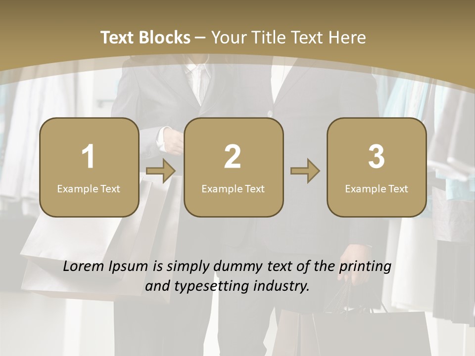 Man And Women In Suits PowerPoint Template