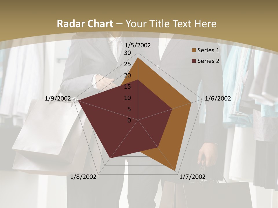 Man And Women In Suits PowerPoint Template