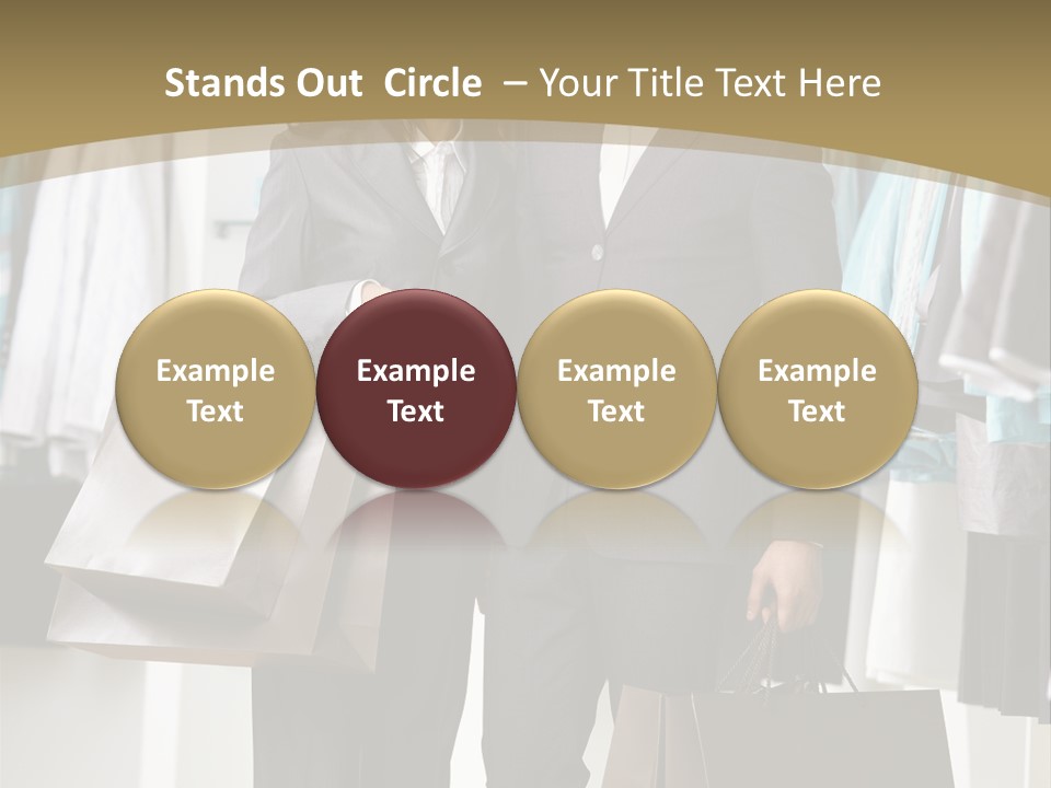 Man And Women In Suits PowerPoint Template