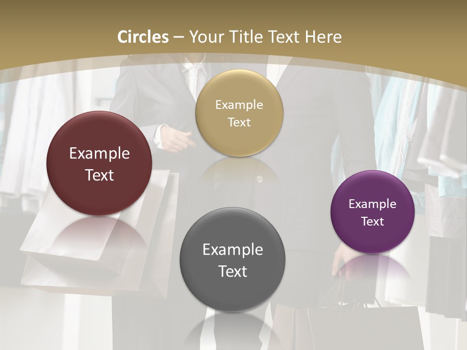 Man And Women In Suits PowerPoint Template