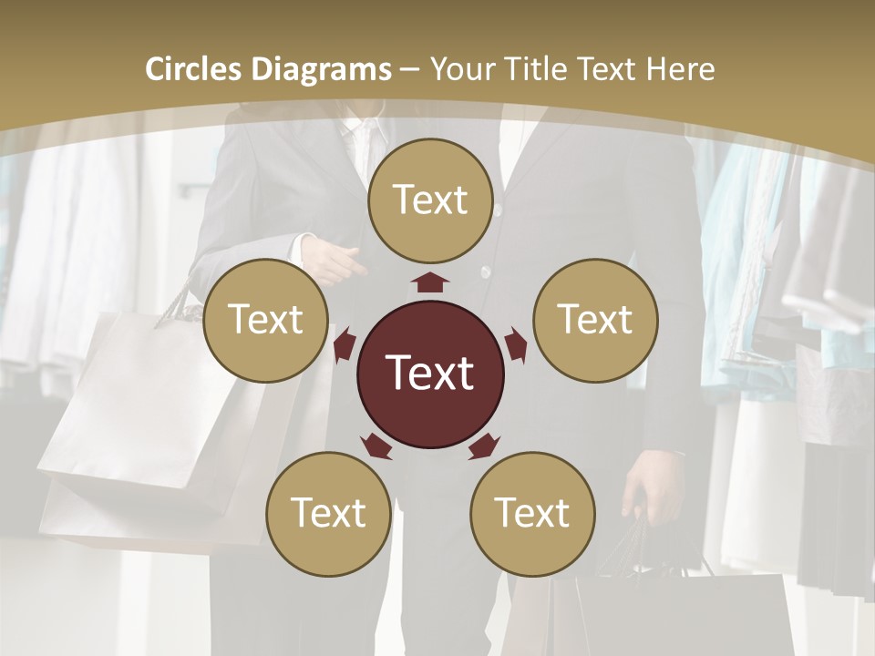 Man And Women In Suits PowerPoint Template