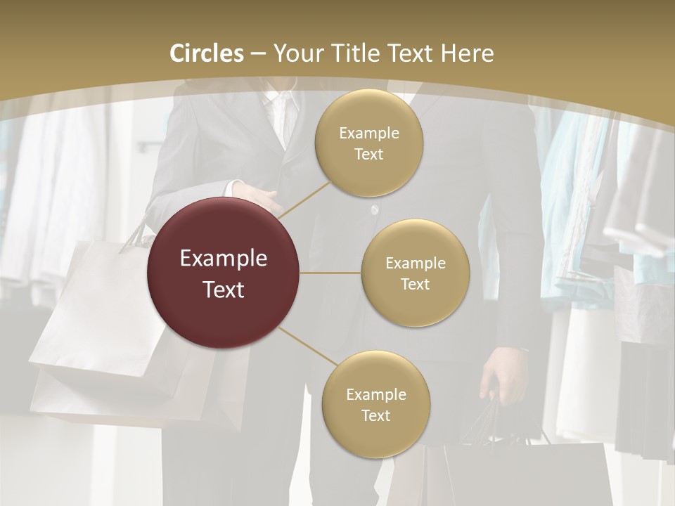 Man And Women In Suits PowerPoint Template