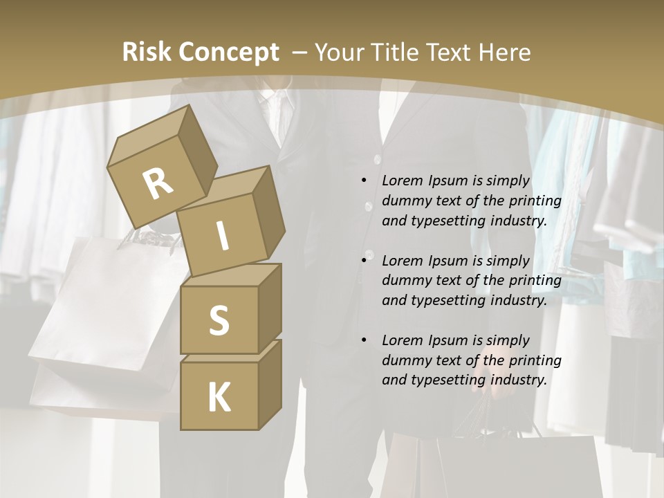 Man And Women In Suits PowerPoint Template