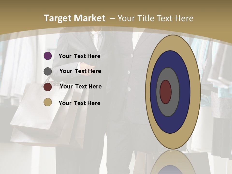 Man And Women In Suits PowerPoint Template