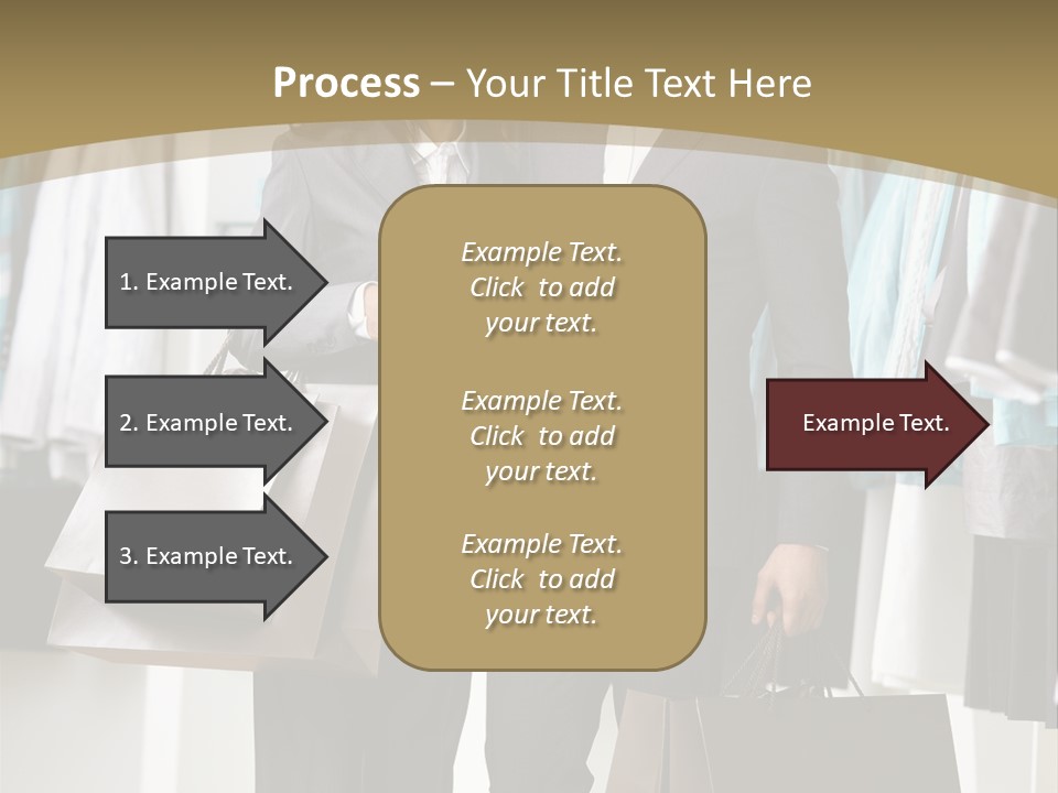 Man And Women In Suits PowerPoint Template