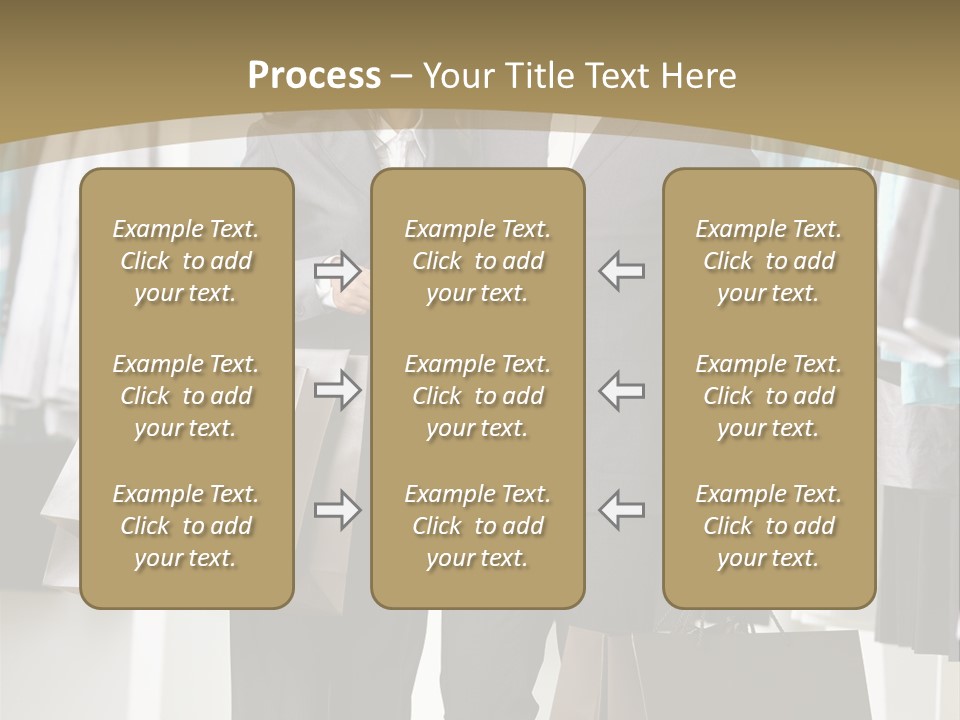 Man And Women In Suits PowerPoint Template