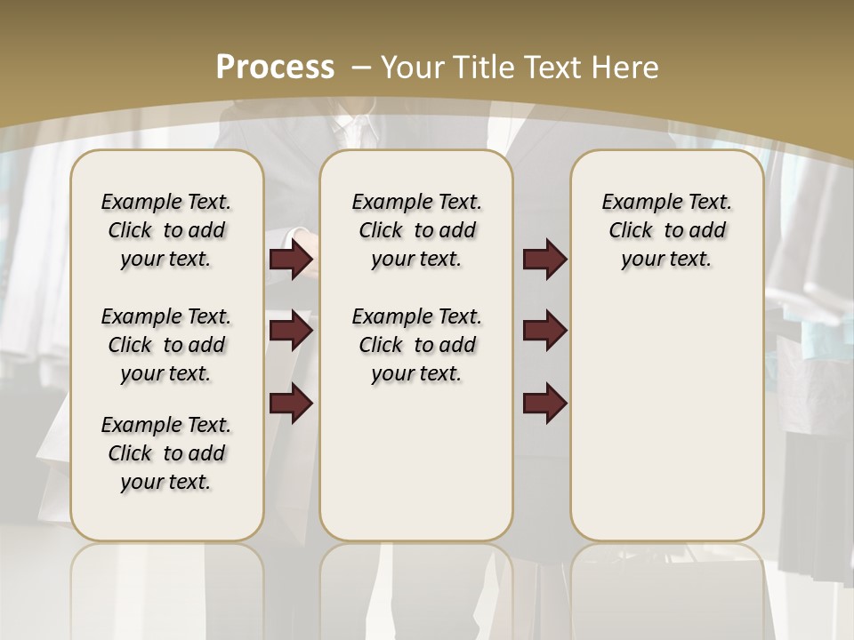 Man And Women In Suits PowerPoint Template
