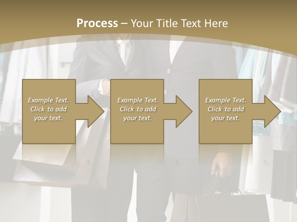 Man And Women In Suits PowerPoint Template