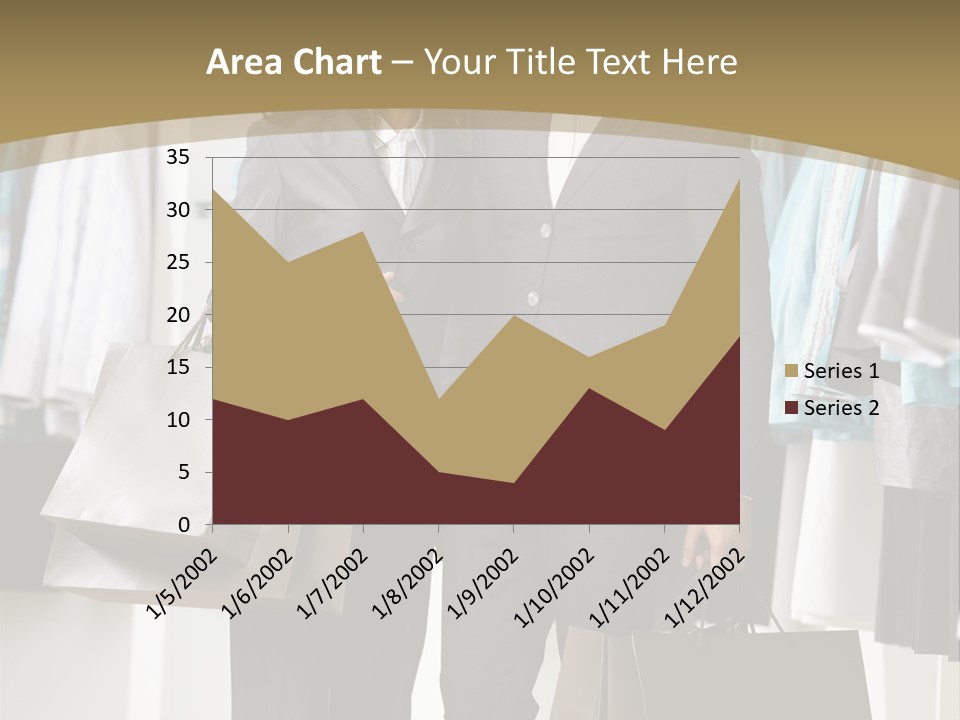 Man And Women In Suits PowerPoint Template