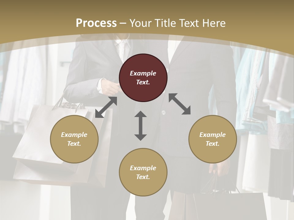 Man And Women In Suits PowerPoint Template