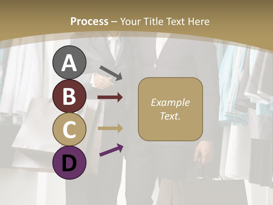 Man And Women In Suits PowerPoint Template