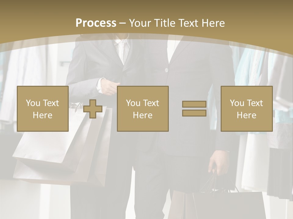 Man And Women In Suits PowerPoint Template