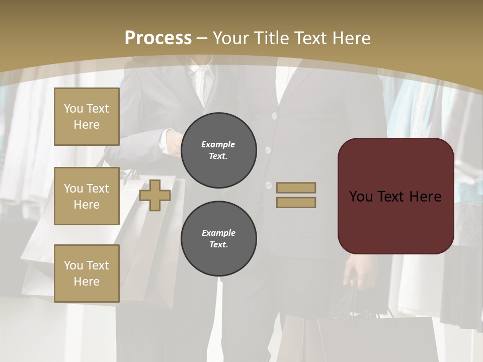 Man And Women In Suits PowerPoint Template