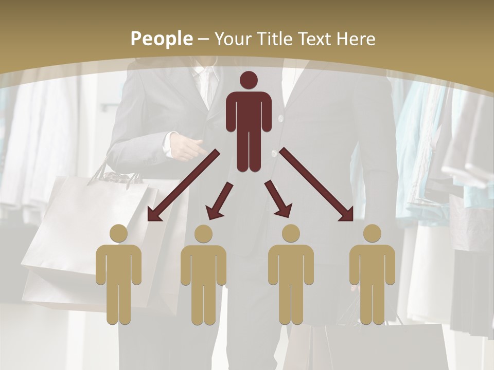 Man And Women In Suits PowerPoint Template
