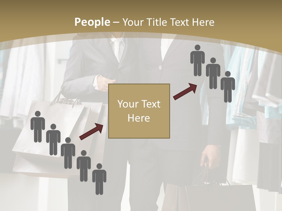 Man And Women In Suits PowerPoint Template