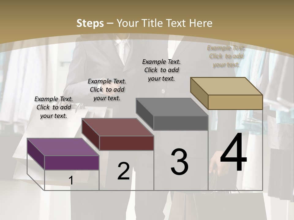 Man And Women In Suits PowerPoint Template