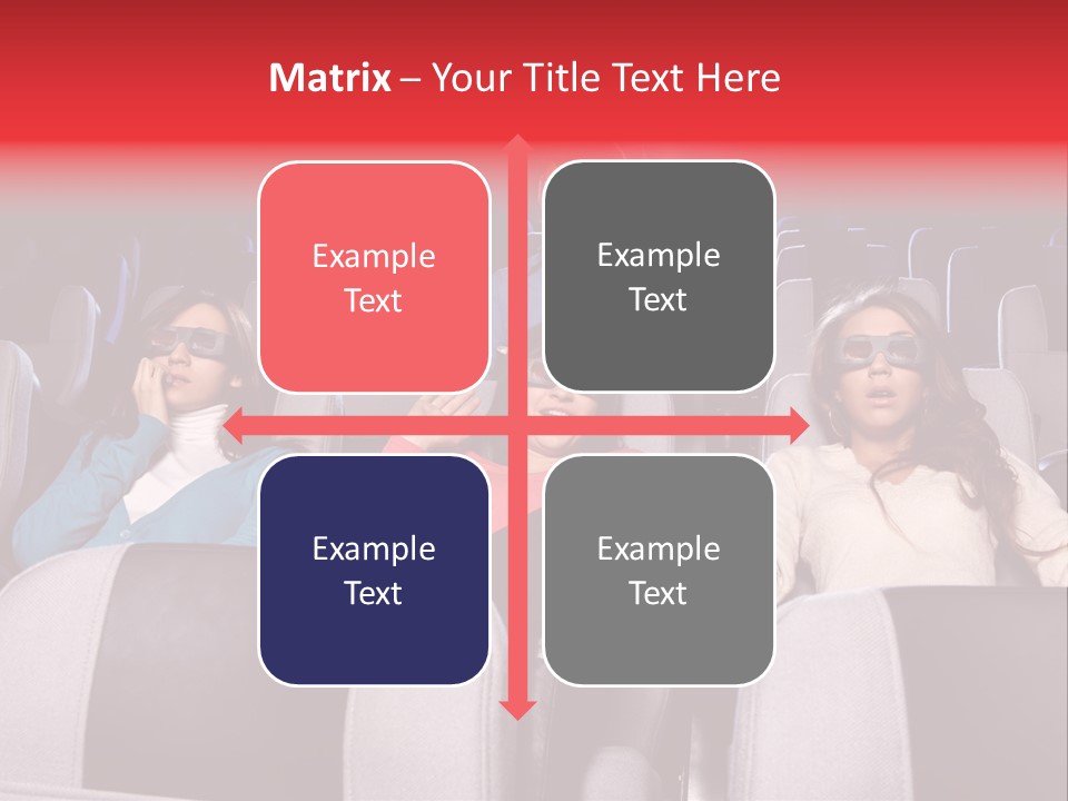 Female Young Indoors PowerPoint Template