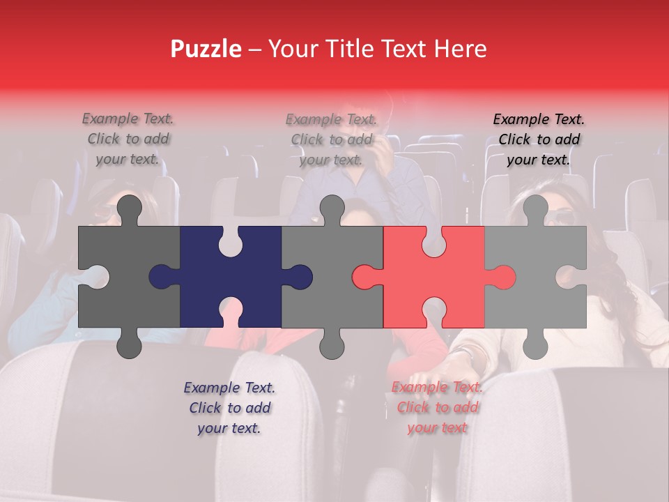 Female Young Indoors PowerPoint Template