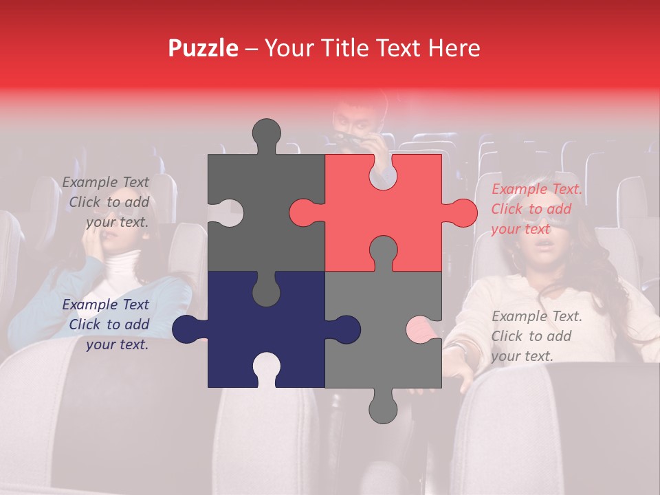 Female Young Indoors PowerPoint Template