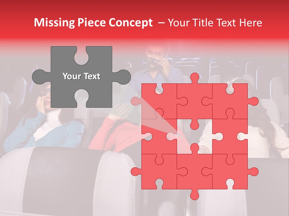 Female Young Indoors PowerPoint Template