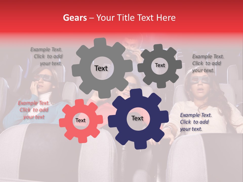 Female Young Indoors PowerPoint Template