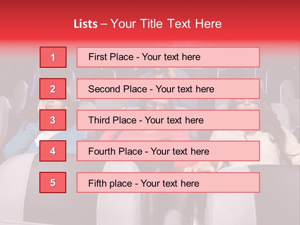 Female Young Indoors PowerPoint Template
