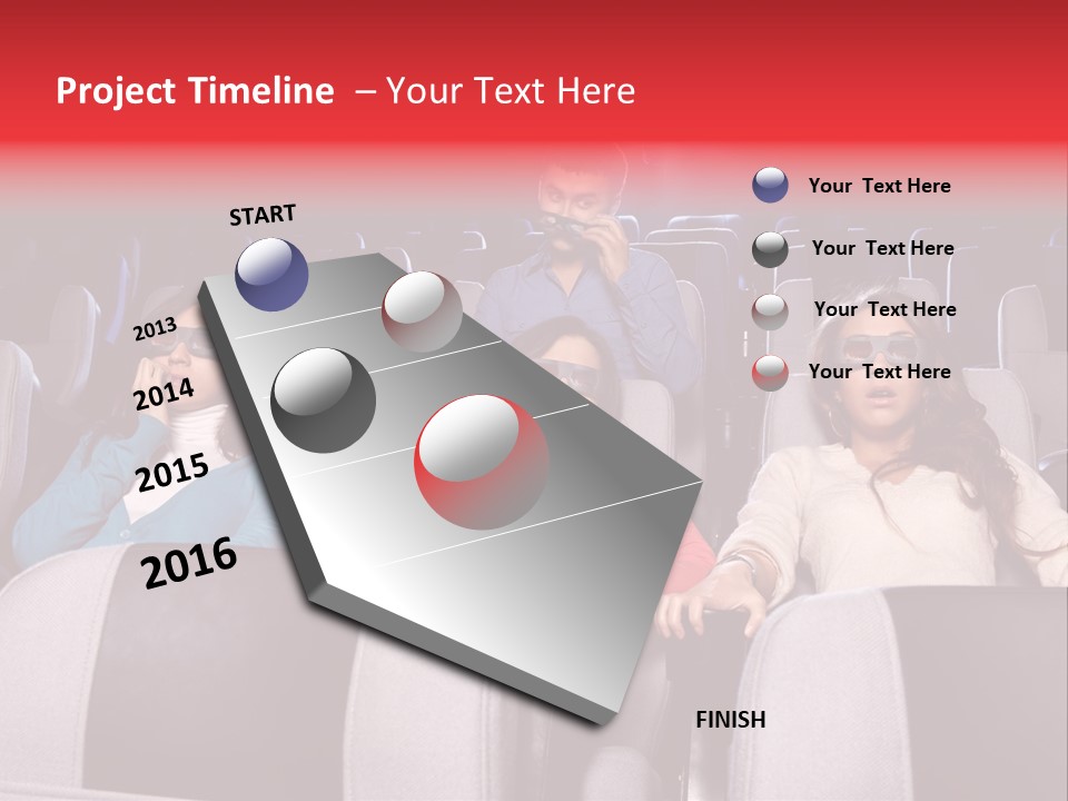 Female Young Indoors PowerPoint Template