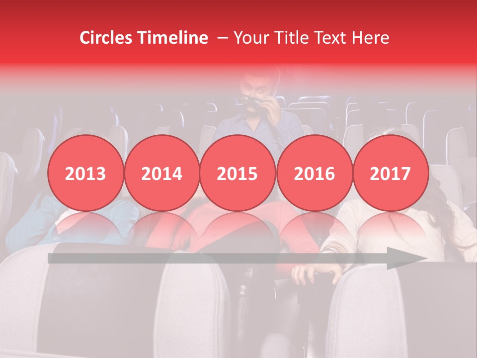 Female Young Indoors PowerPoint Template