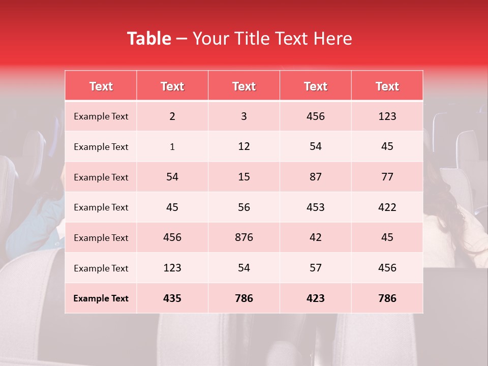 Female Young Indoors PowerPoint Template