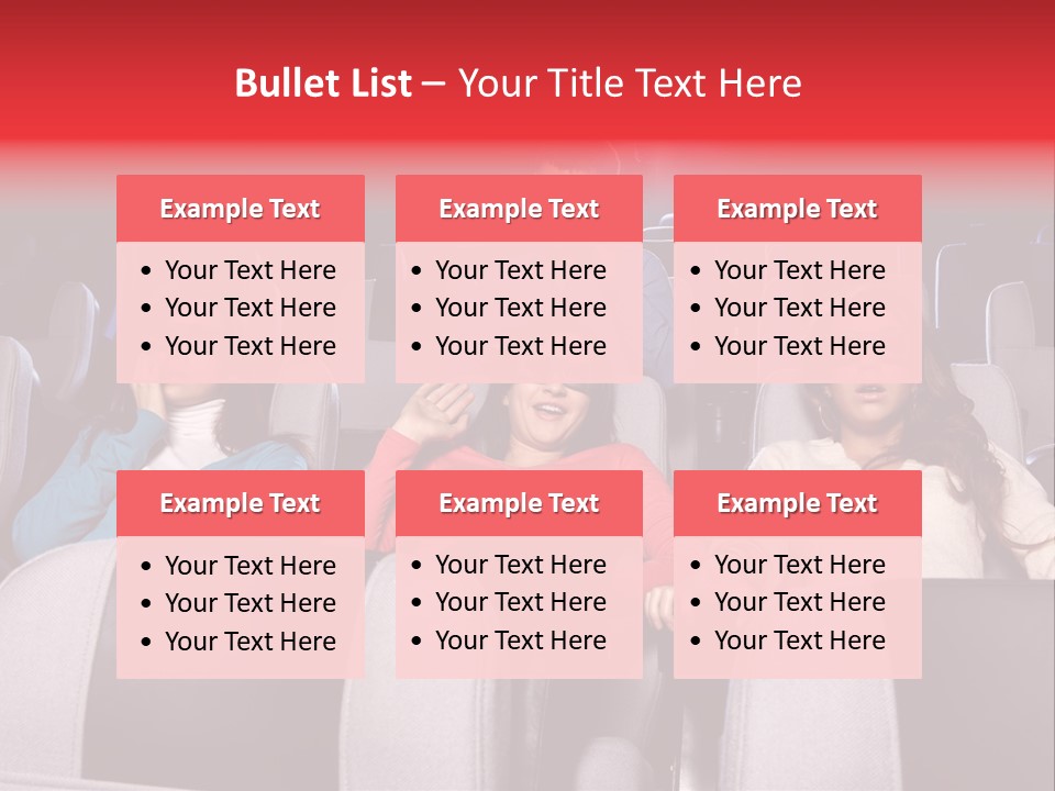 Female Young Indoors PowerPoint Template