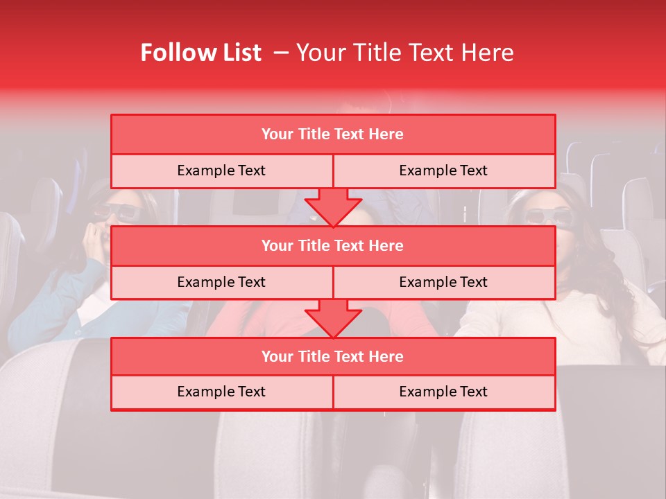 Female Young Indoors PowerPoint Template