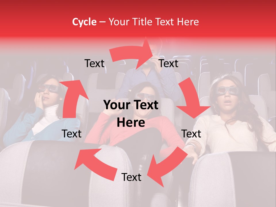 Female Young Indoors PowerPoint Template